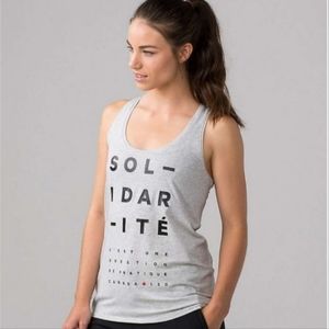 Lululemon Solidarité Love Tank, Size 6